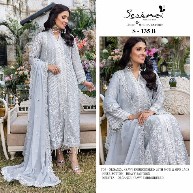 Serine S 135 A To D Pakistani Suit Catalog